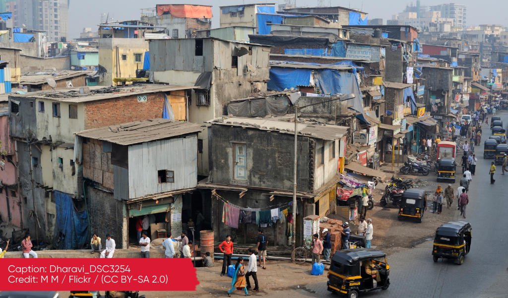 Caption: Dharavi landscape Credit: M M / Flickr (CC BY-SA 2.0)