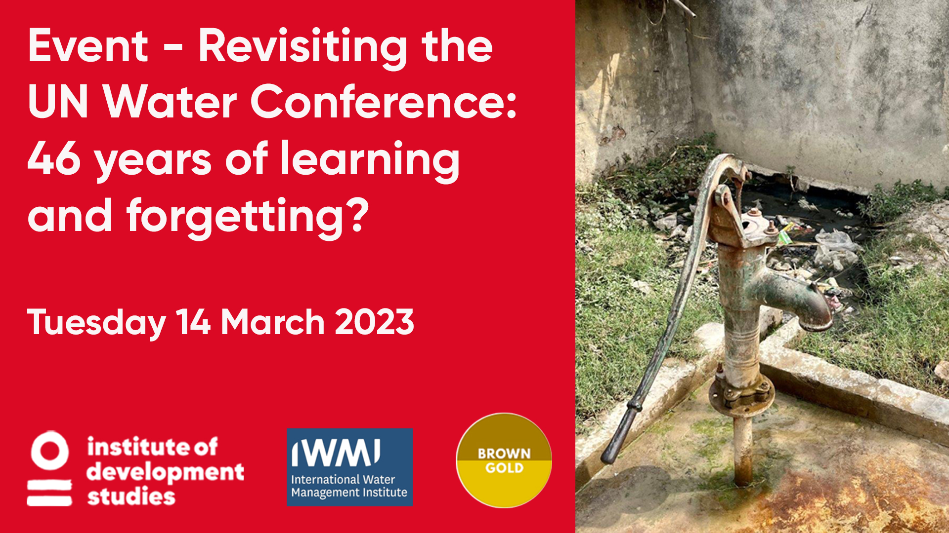 Revisiting the UN Water Conference 46 years of learning and