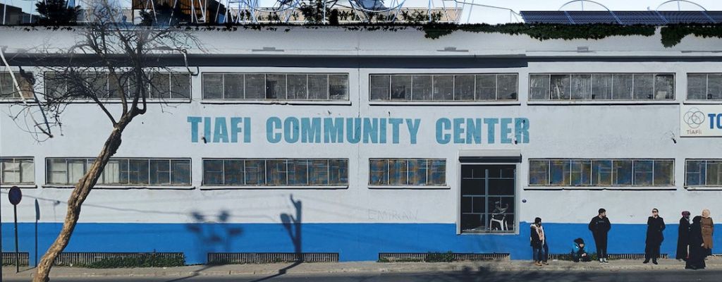 The outside of the TIAFI Community Centre.